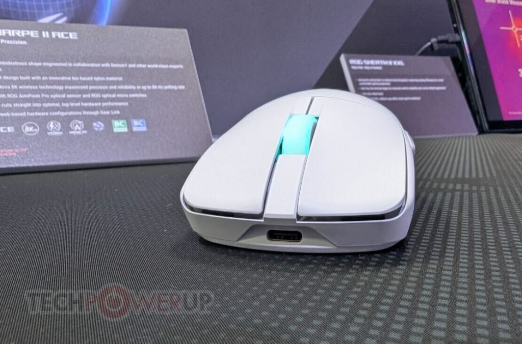 ASUS представила сверхлёгкую игровую мышь ROG Harpe II Ace с сенсором AimPoint Pro