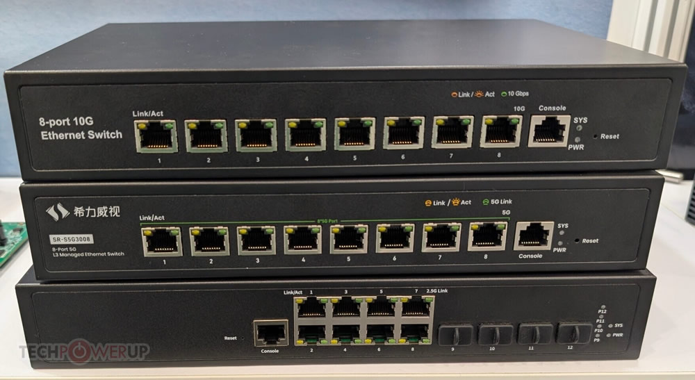 Первый в мире свитч Ethernet на 5 Гбит/с представлен на Computex 2025 Первый в мире свитч Ethernet на 5 Гбит/с представлен на Computex 2025