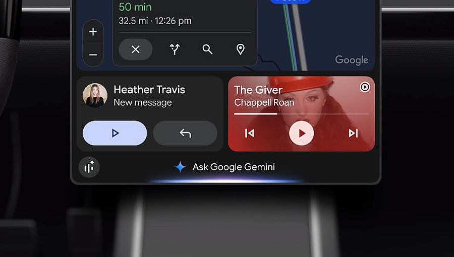 Gemini появится на Android Auto через несколько месяцев