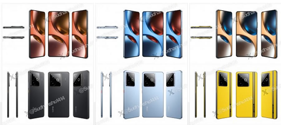 В сеть утекли финальные рендеры с расцветками Realme GT 7T