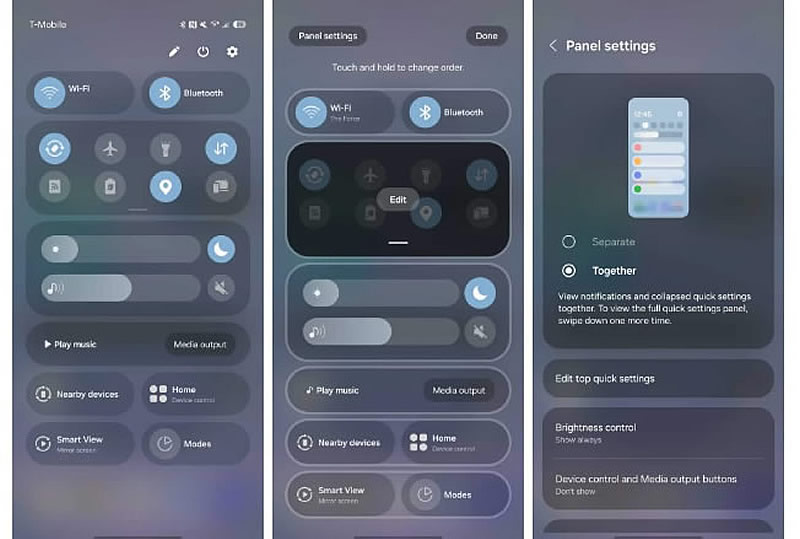 Как быстро вернуть в Samsung One UI 7 старые настройки