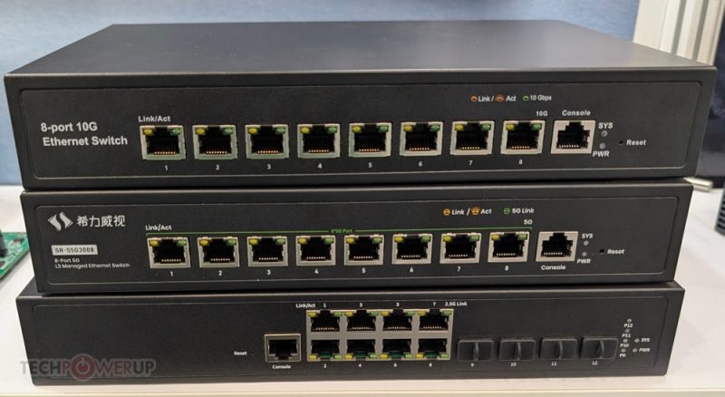 Первый в мире свитч Ethernet на 5 Гбит/с представлен на Computex 2025