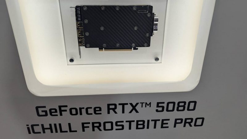 RTX 5090 и RTX 5080 от Inno3D получили версии Frostbite Pro с уникальным дизайном водоблоков
