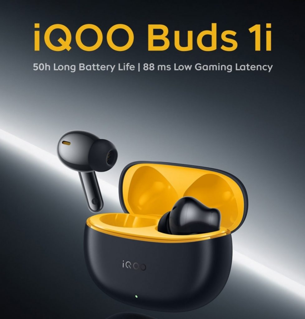 Vivo представила наушники iQOO Buds 1i с мощными басами и автономностью до 50 часов