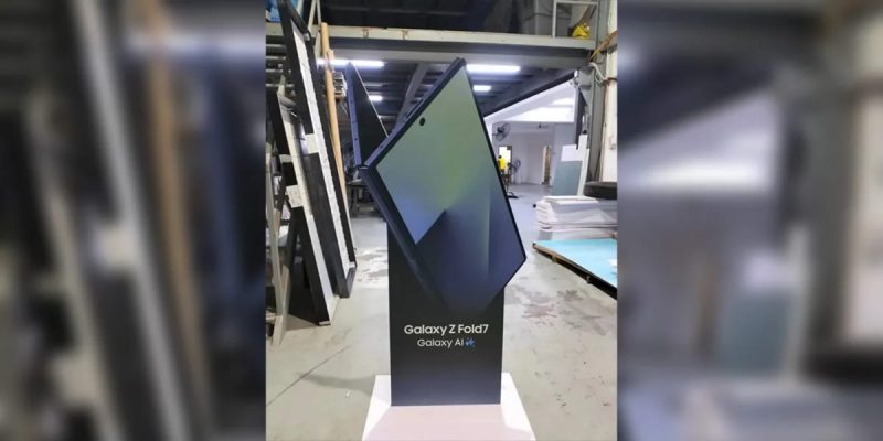 Samsung Galaxy Z Fold 7 выглядит невероятно тонким в последнем рендере