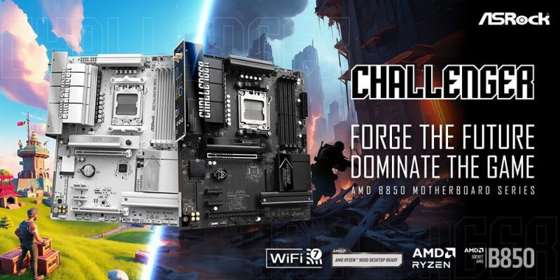 Геймеры оценят: ASRock выпустила матплату B850 Challenger с мощным охлаждением