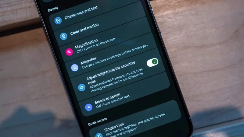 В смартфонах Pixel 10 появилась функция, снижающая нагрузку на глаза