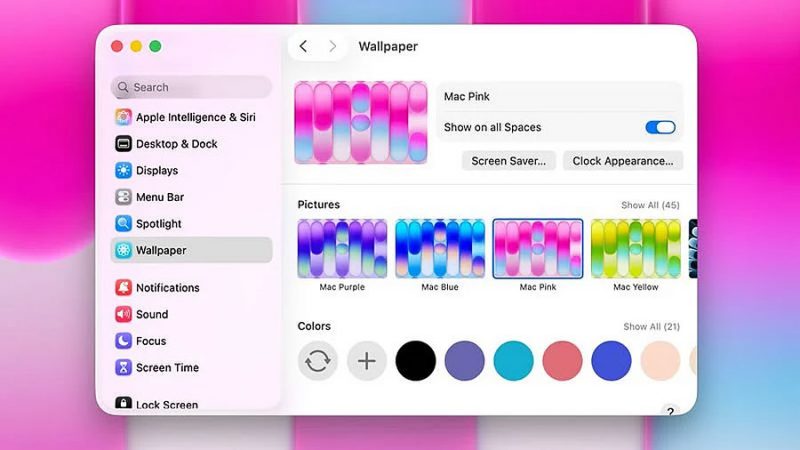 Обои MacBook Neo будут доступны для всех Apple Mac