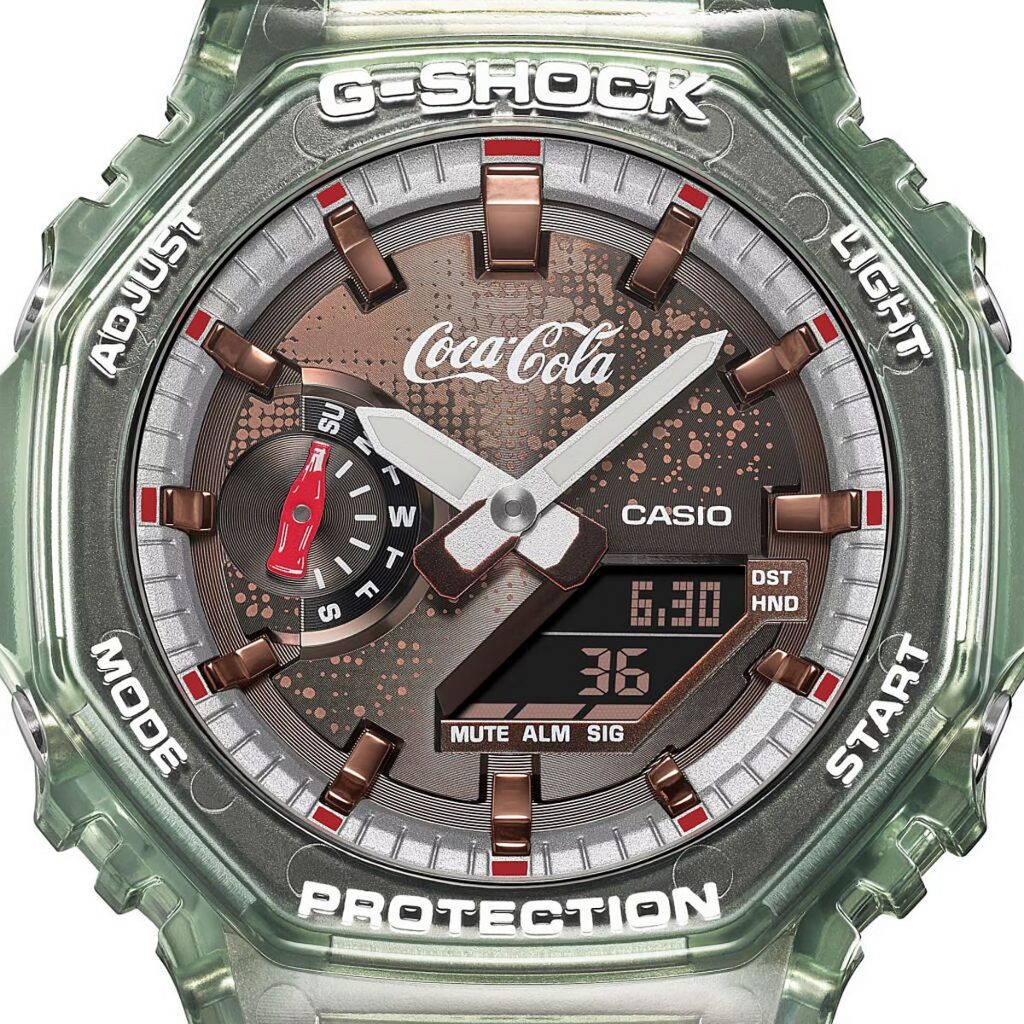 Casio представила часы G-Shock в дизайне бутылки Coca-Cola