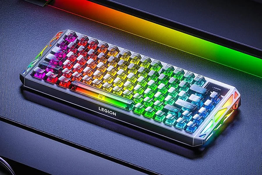 Lenovo выпустила клавиатуру Legion R7 RT75 с TFT-экраном