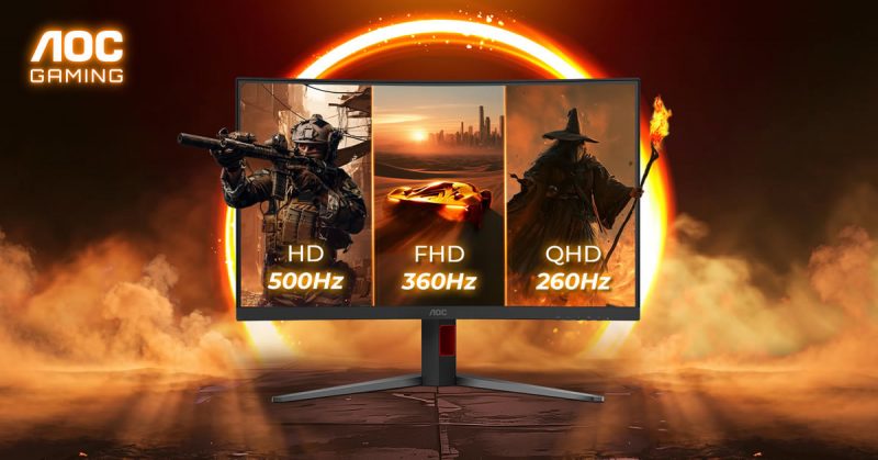 AOC представила монитор CQ32G4ZA с адаптацией для любых игр