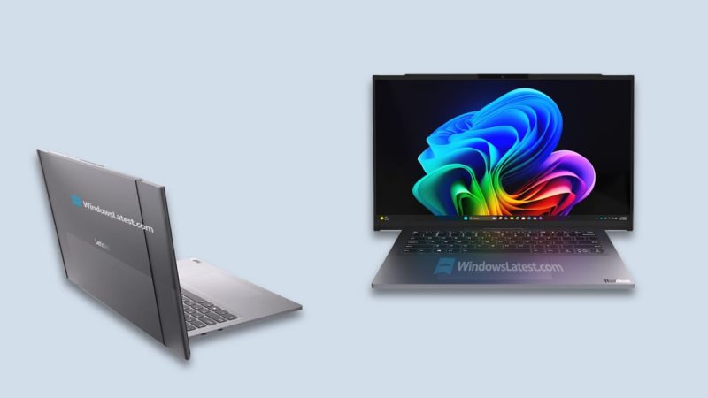 Lenovo показала ноутбук Project Swan с раздвижным дисплеем