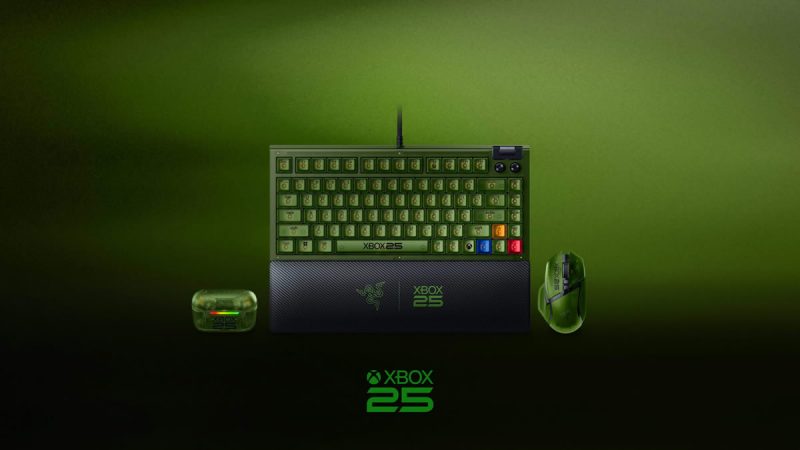 Razer подготовила юбилейную коллекцию периферии к 25-летию Xbox