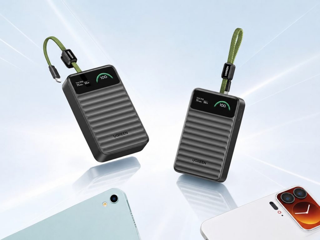 Пауэрбанк Ugreen Nexode 55W вышел с одновременной зарядкой трёх устройств