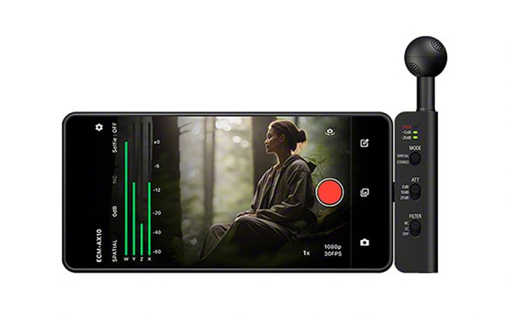Sony выпустила микрофон ECM-AX10 для смартфонов с поддержкой пространственного аудио
